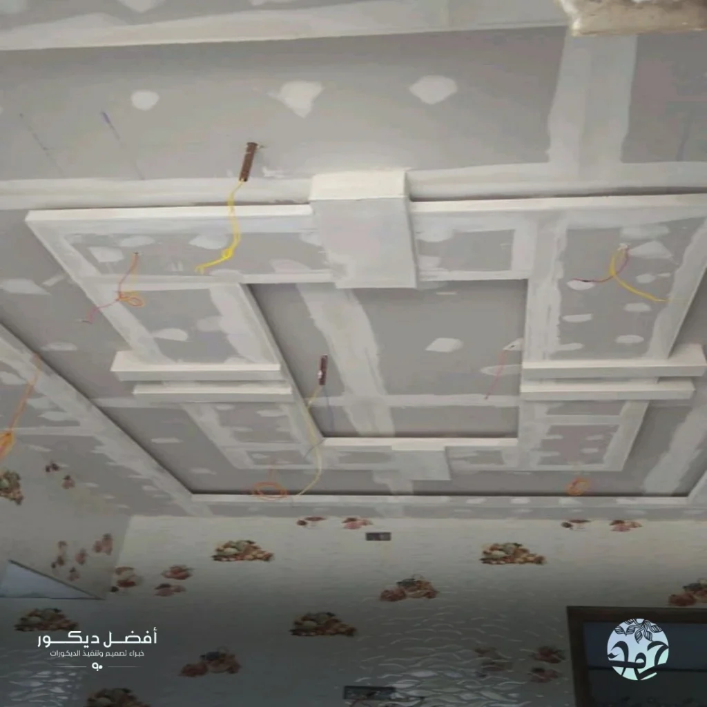 جبس سقف معلق بسيط