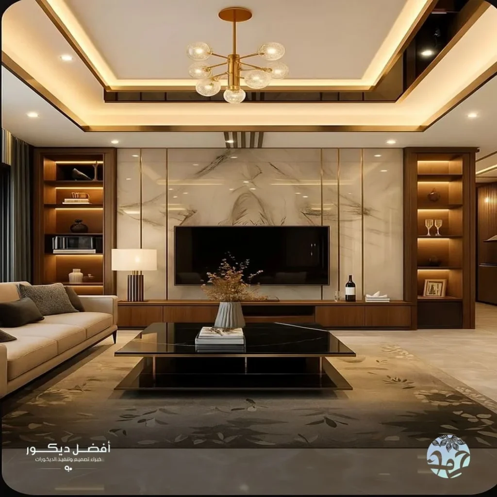 احدث ديكورات الشاشات الرياض