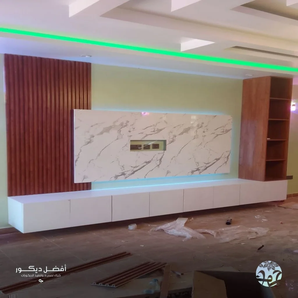 احدث ديكورات الشاشات الرياض