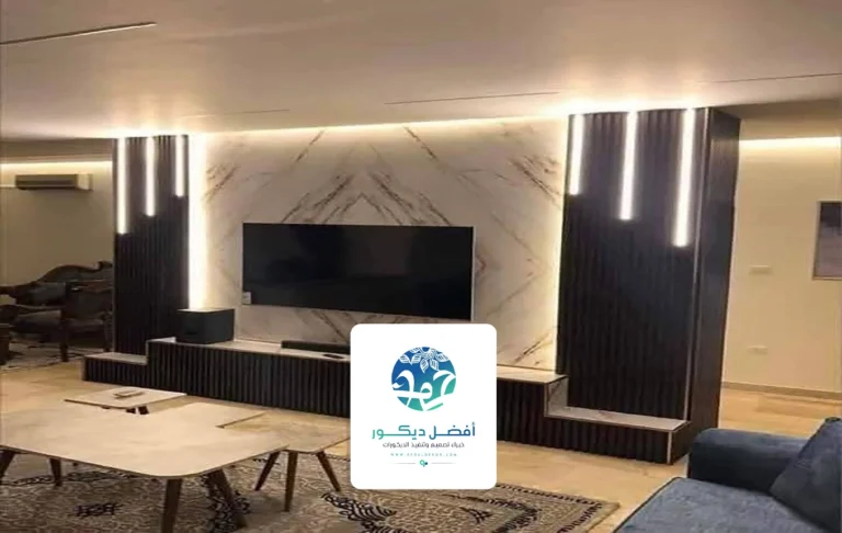 ديكور شاشة تلفزيون الرياض