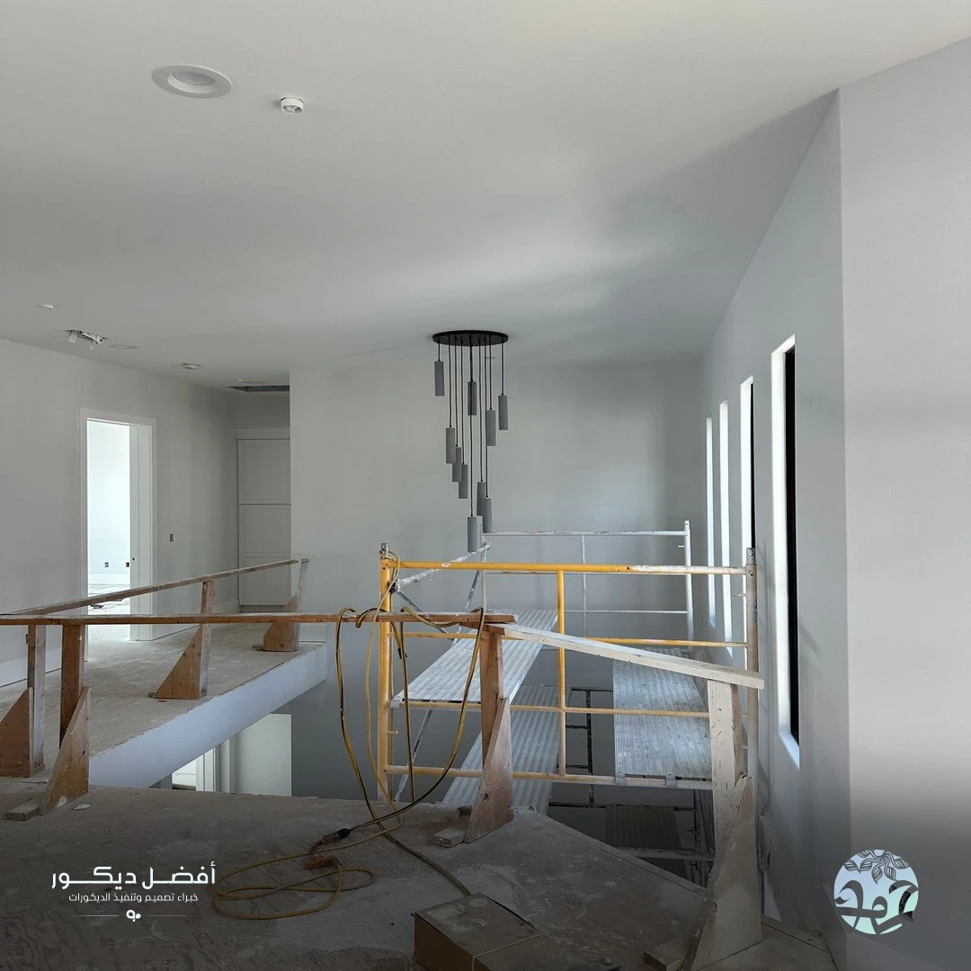 ترميم جدران منازل في حي الندى الرياض