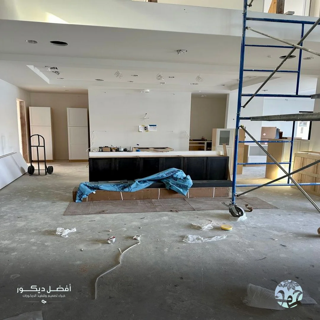 ترميم جدران منازل حي الغدير الرياض